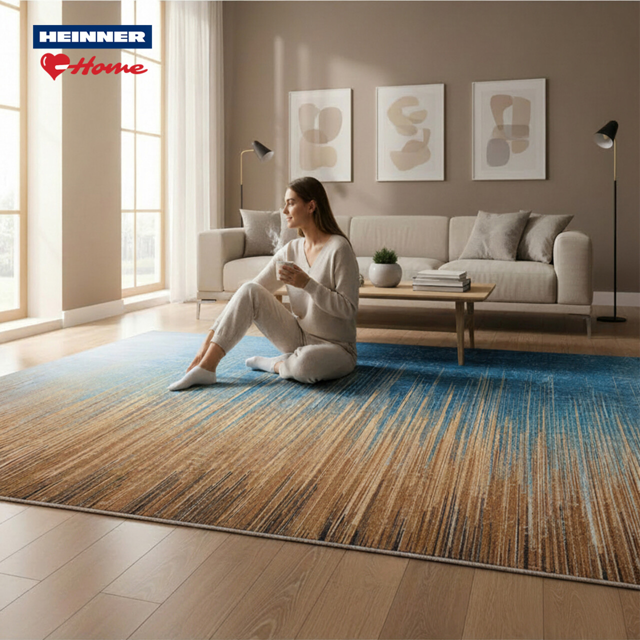 Covor cu print, Fushion, Heinner, 200x300 cm, poliester, multicolor - imagine 5